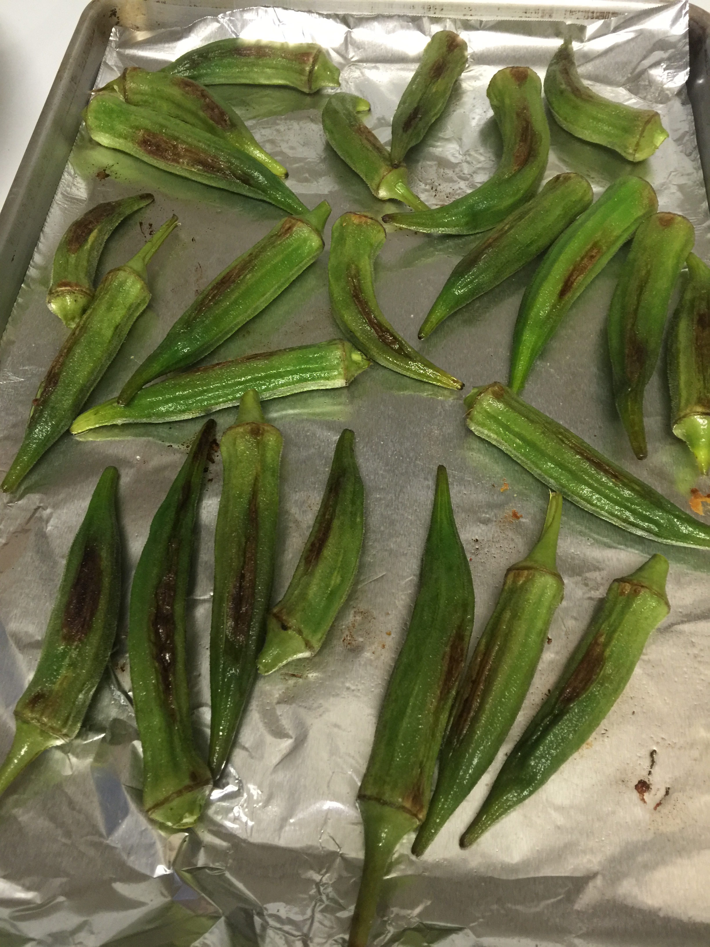 roasted okra